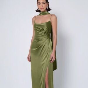 Jenny Yoo Olive Green Bridesmaids Dress